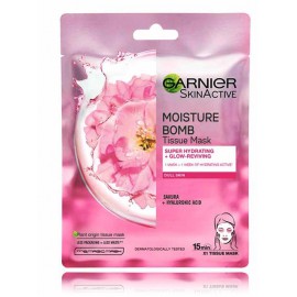 Garnier Skin Active Moisture Bomb увлажняющая тканевая маска для лица