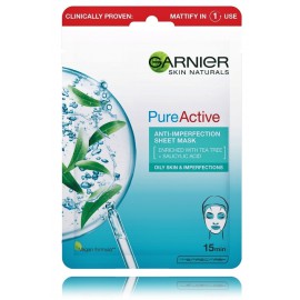 Garnier Skin Naturals Pure Active тканевая маска для проблемной кожи