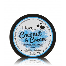 I Love Coconut & Cream Nourishing Body Butter barojošs ķermeņa sviests