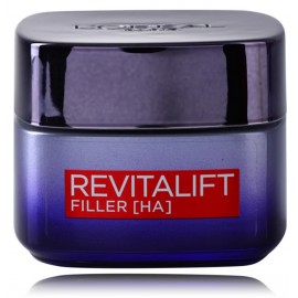 L'oreal RevitaLift Filler nakts pretgrumbu sejas krēms 50 ml.