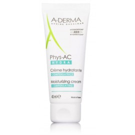 A-Derma Phys-AC Hydra Compensating Moisturizing Cream mitrinošs sejas krēms