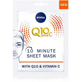 Nivea Q10 Plus C 10 Minutes Sheet Mask balinoša sejas maska