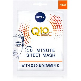 Nivea Q10 Plus C 10 Minutes Sheet Mask отбеливающая маска для лица