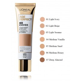 Loreal Age Perfect BB Cover tonālā bāze 30 ml.