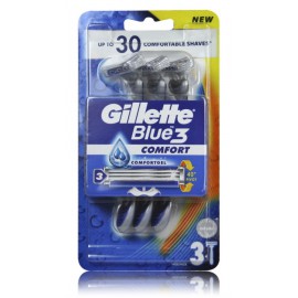 Gillette Blue 3 Comfort vienreizlietojamie skuvekļi