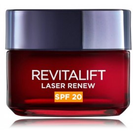 L'oreal RevitaLift Laser Renew dienas sejas krēms ar SPF20 50 ml.