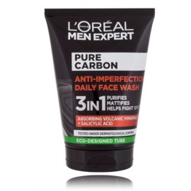 L'oreal Men Expert Pure Carbon Anti-Imperfection ежедневное очищающее средство для лица