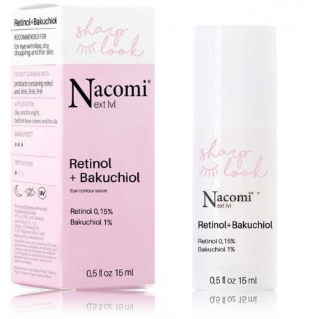 Nacomi Next Level Nacomi Next Level Retinol + Bakuchiol Eye Contour Serum сыворотка для глаз