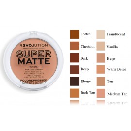 Makeup Revolution Relove Super Matte presēts pūderis