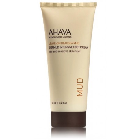 Ahava Leave-On Deadsea Mud Dermud Intensive Foot Cream pēdu krēms
