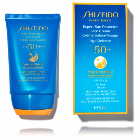 Shiseido SynchroShield Expert Sun SPF 50 saules aizsargājošs krēms