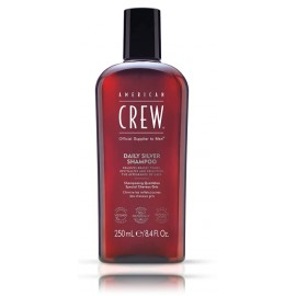 American Crew Daily Silver Shampoo серый шампунь для седых волос