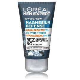 Loreal Men Magnesium Defense Gel sejas tīrīšanas līdzeklis vīriešiem