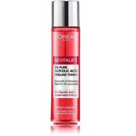 L'oreal Revitalift Glycolic Peeling Toner pīlinga sejas toniks