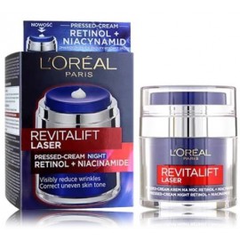 Loreal Revitalift Laser Pressed-Cream nakts pretgrumbu sejas krēms