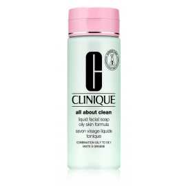 Clinique Liquid Facial Soap šķidrās ziepes sejai (jauktai/taukainai ādai) 200 ml.