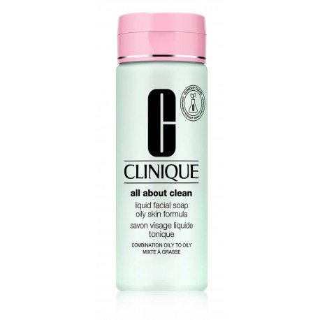 Clinique Liquid Facial Soap жидкое мыло для лица (комбинированной / жирной кожи) 200 мл.