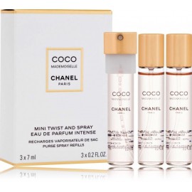 Chanel Coco Mademoiselle Intense Eau De Parfum Twist & Spray 3x7ml