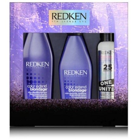 Redken Color Extend Blondage набор для светлых волос (шампунь 300 мл. + кондиционер 250 мл. + средство для волос 150 мл.)