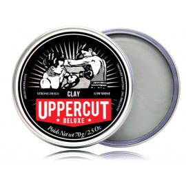 Uppercut Deluxe Clay spēcīgas noturības matu veidošanas vasks vīriešiem