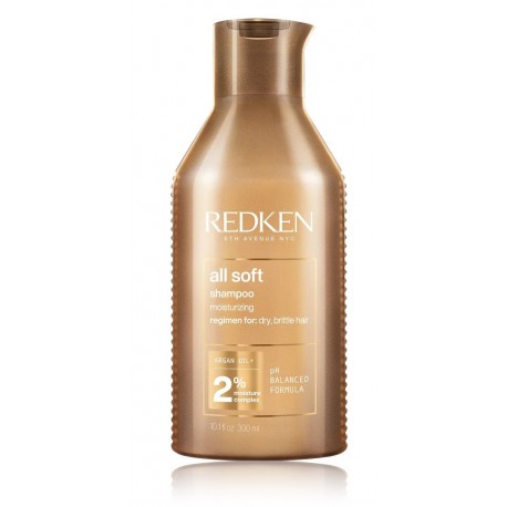 Redken All Soft šampūns sausiem matiem