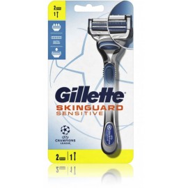 Gillette Skinguard Sensitive skuveklis un 2 maināmie skuvekļa uzgaļi