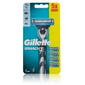 Gillette Mach3 skuveklis un 5 maināmie uzgaļi