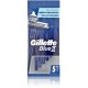 Gillette Blue II vienreizējie skuvekļi