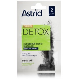 Astrid Citylife Detox Deep Cleansing Peel Off Mask atdzīvinoša noņemama sejas maska