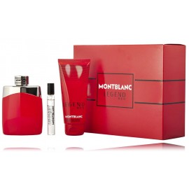 Mont Blanc Legend Red komplekts vīriešiem (100 ml. EDP + 7,5 ml. EDP + 100 ml. dušas želeja)