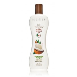 Biosilk Silk Therapy Coconut Moisturizing Shampoo mitrinošs šampūns