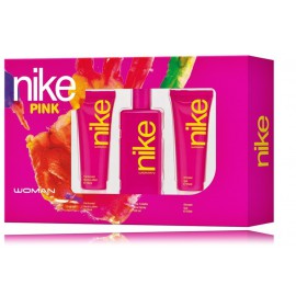 Nike Pink Woman komplekts sievietēm (100 ml. EDT + 75 ml. ķermeņa losjons + 75 ml. dušas želeja)