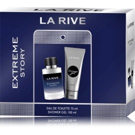 LA RIVE Extreme Story набор для мужчин (75 мл. духи EDT + гель для душа 100 мл.)