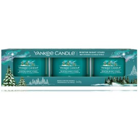 Redaguoti: Yankee Candle Winter Night Stars Candle aromātisko sveču komplekts (3 x 37 g.)