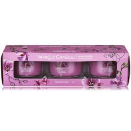 Yankee Candle Wild Orchid aromātisko sveču komplekts (3 gab. x 37 g)