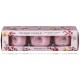 Yankee Candle Pink Cherry & Vanilla aromātisko sveču komplekts (3 gab. x 37 g)