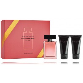 Narciso Rodriguez For Her Musc Noir Rose  komplekts sievietēm (50 ml. EDP + 50 ml. ķermeņa losjons + 50 ml. dušas želeja)