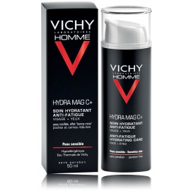 Vichy Homme Hydra Mag C+ Anti Fatigue Hydrating Care mitrinošs sejas un acu krēms vīriešiem