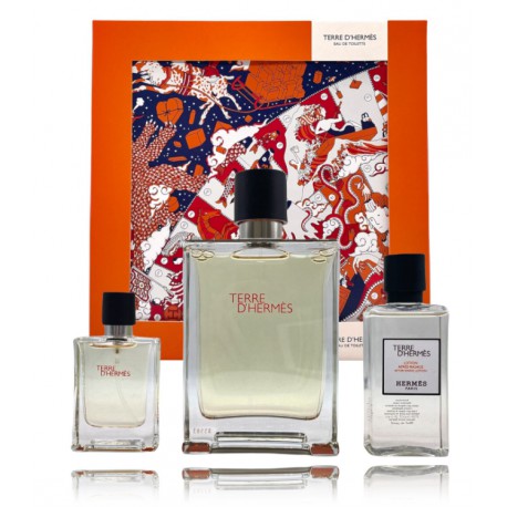 Hermes Terre D'Hermes komplekts vīriešiem (100 ml. EDT + 12.5 ml. EDT + 40 ml. losjons pēc skūšanās)