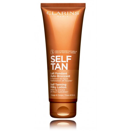 Clarins Self Tanning Milky-Lotion pašiedeguma losjons 125 ml.