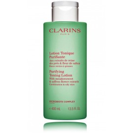 Clarins Purifying Toning Lotion Meadowsweet & Saffron Flower toniks jauktai/taukainai ādai