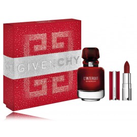 Givenchy L'Interdit Rouge komplekts sievietēm (50 ml. EDP + 1,5 g. lūpu krāsa)
