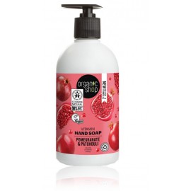 Organic Shop Pomegranate & Patchouli Vitamin Hand Soap šķidrās roku ziepes