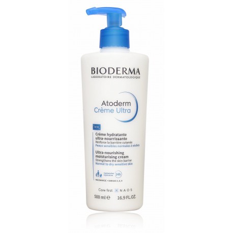 BIODERMA Atoderm Creme mitrinošs ķermeņa krēms sausai ādai