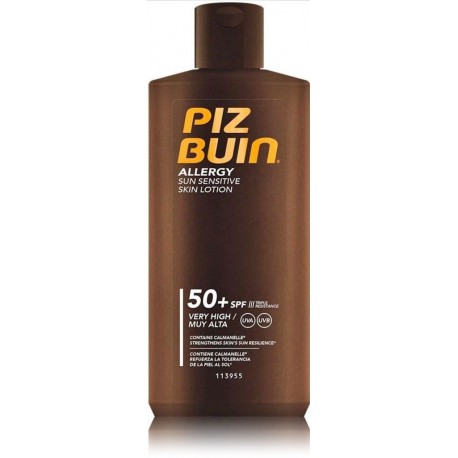 Piz Buin Allergy Lotion SPF50 aizsargājošs losjons jūtīgai ādai