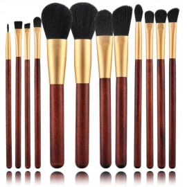 Mimo Tools for Beauty Makeup Brush Wooden grima otiņu komplekts 12 gab.