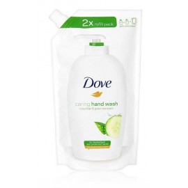 Dove Go Fresh Cucumber & Green Tea mitrinošs tīrīšanas līdzeklis rokām (papildinājums) 500 ml.