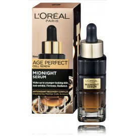 L'oreal Age Perfect Cell Renew Midnight Serum serums nobriedušai ādai