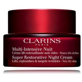 Clarins Super Restorative atjaunojošs nakts sejas krēms sausai ādai 50 ml.