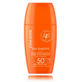 Lancaster Sun Sensitive Tinted Mattifying SPF50 apsauginis fluidas veidui